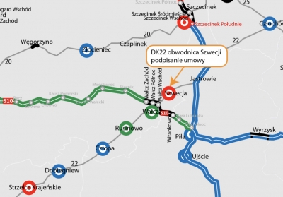 DK22 obwodnica Szwecji
